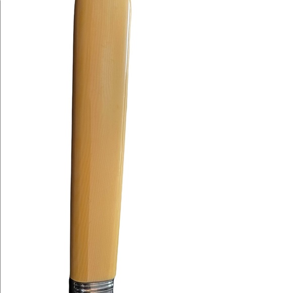 Antique Serving fork & knife Ivory Sterling England appx 1840s - Picture 9 of 12